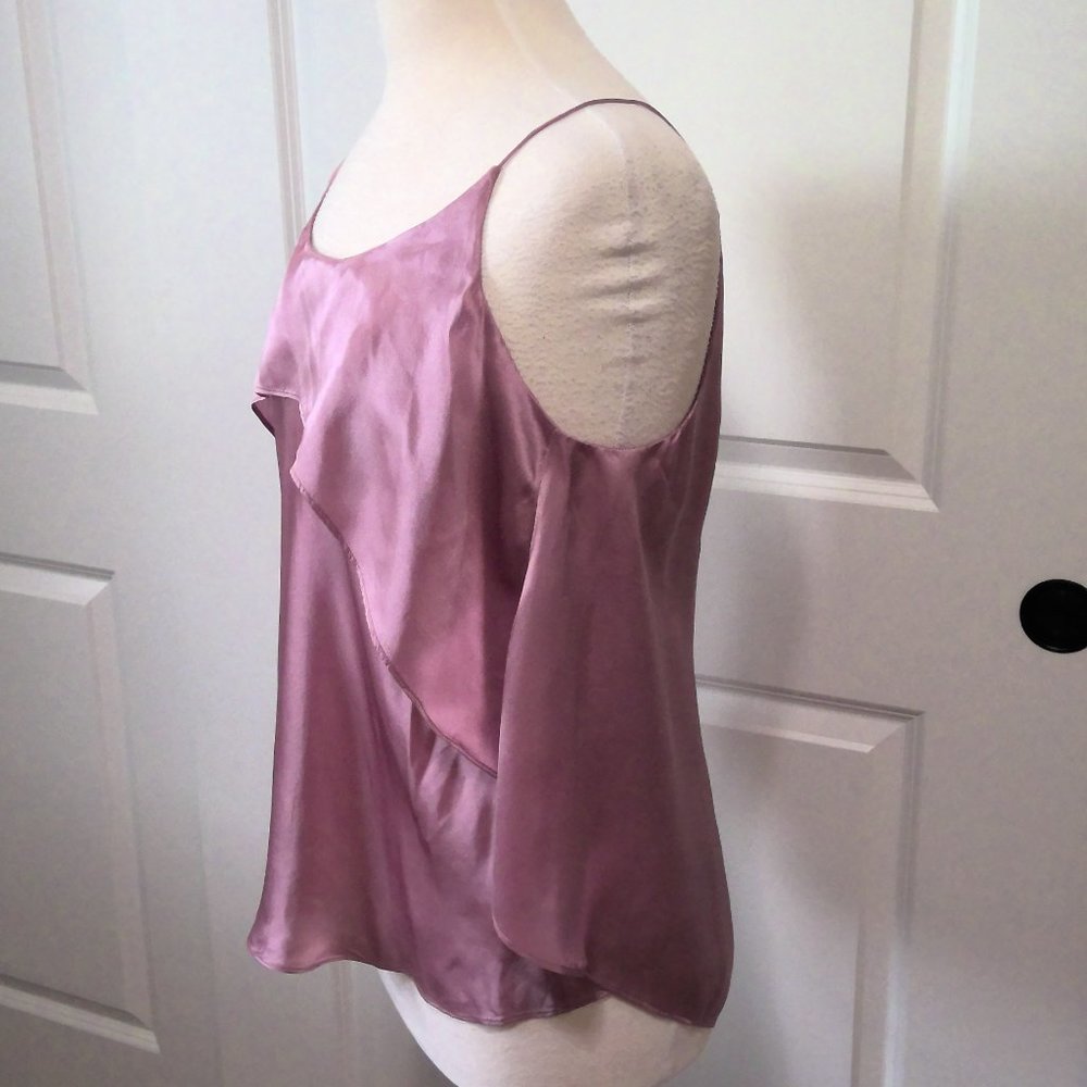 Banana Republic L Pink SILK Camisole Flowy Top
